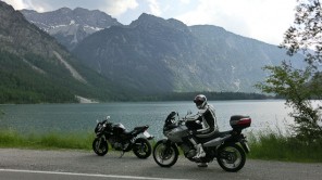 Bild: Motorrad am Plansee