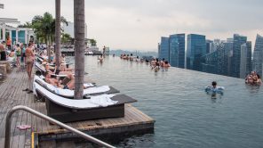 Infinity Pool im Marina Bay Sands Hotel Singapur