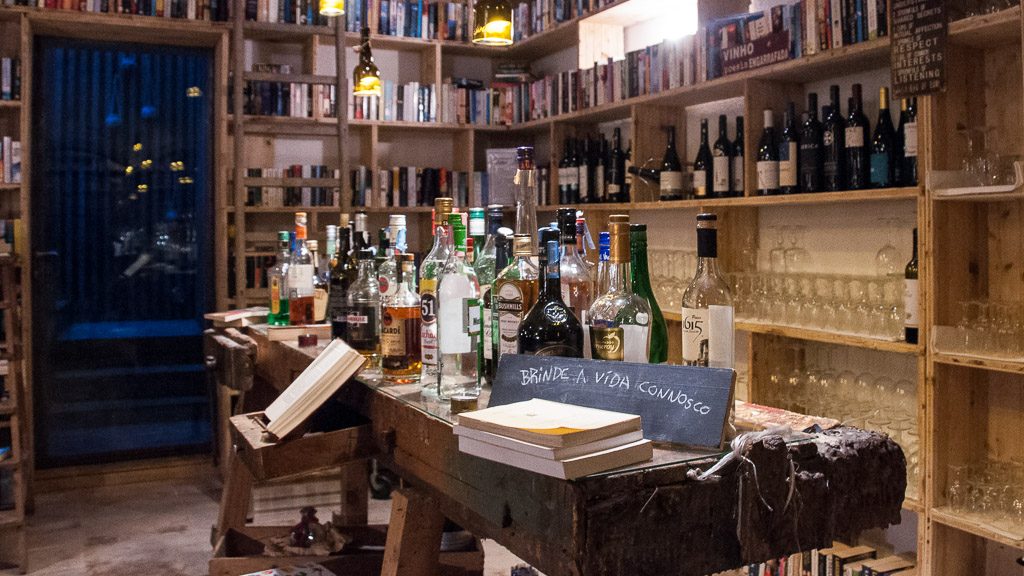 Bar im Bücher-Hotel "The Literary Man"