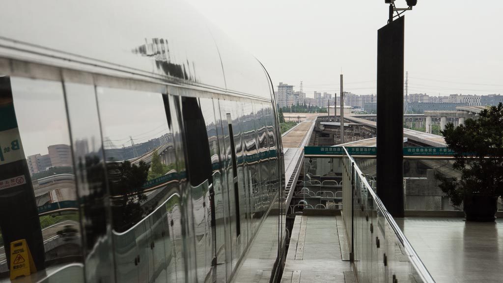 Transrapid Shanghai Station Longyang Road